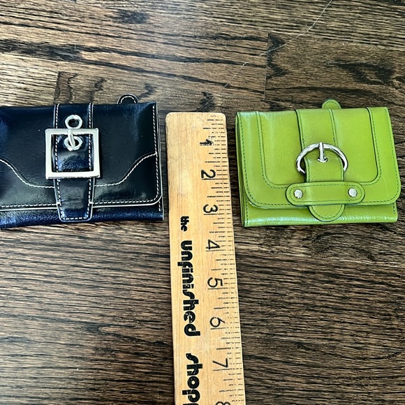 Nordstrom small leather wallets, lot of 2 - Picture 8 of 9